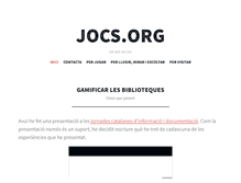 Tablet Screenshot of jocs.org